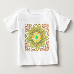 Camiseta Ouro Amarelo - Padrão tribal africano