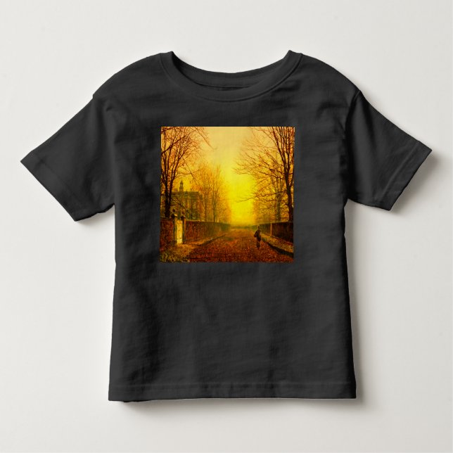 Camiseta Ouro Autumn John Atkinson Grimshaw (Frente)