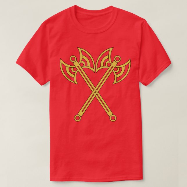 Camiseta Ouro Axes Fantasy Classic TSirt (Frente do Design)