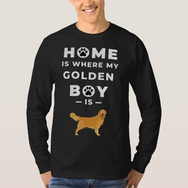 Camiseta Ouro Boy Retriever Scoop (Frente)