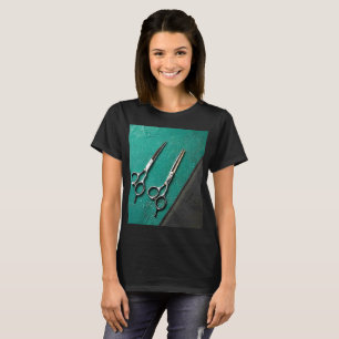 Camiseta Ouro Cabeleireiro Stylist Tesores Beauty Salon Hai
