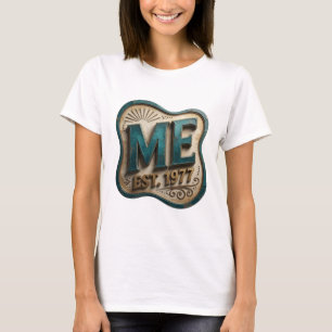 Camiseta Ouro Cativante ME EST 1977 Design Ousado