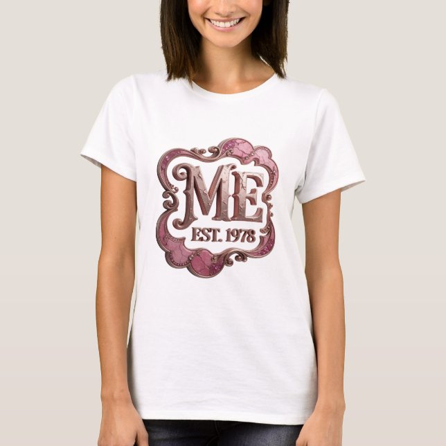 Camiseta Ouro Clássico ME EST 1978 Design (Frente)