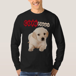 Camiseta Ouro Cute Labrador Retriever Puppy