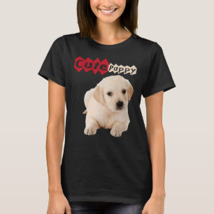Camiseta Ouro Cute Labrador Retriever Puppy
