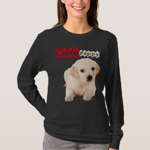 Camiseta Ouro Cute Labrador Retriever Puppy