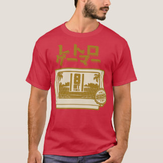 Camiseta Ouro de 8 bits para japonês