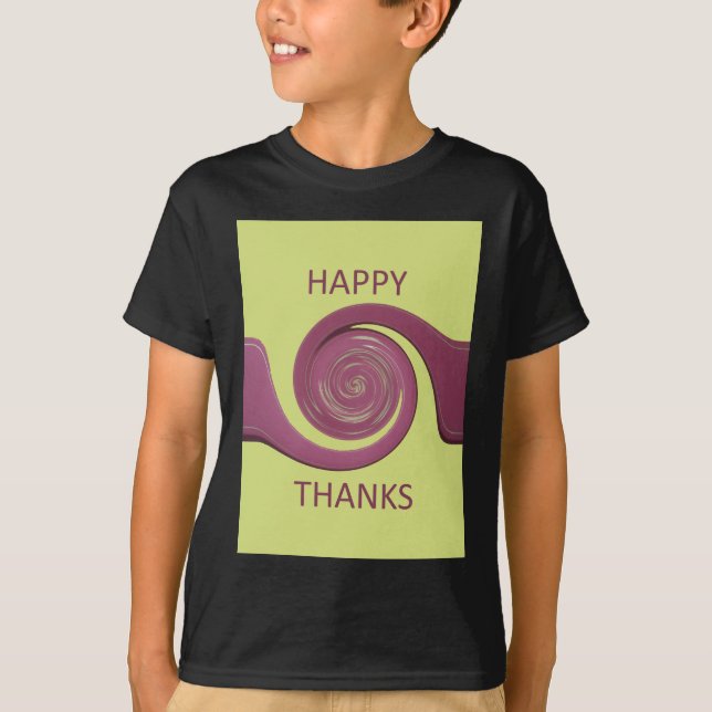 Camiseta Ouro de Ação de Graças Feliz design.png (Frente)