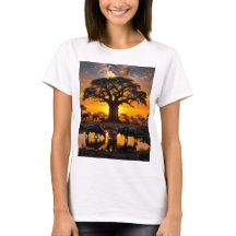 Ouro de água cósmica Buraco Sunset