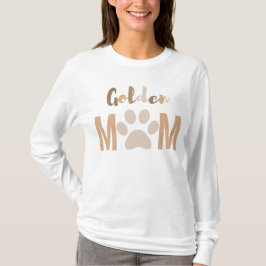 Camiseta Ouro de Cachorro Mínimo Bonito - Mãe