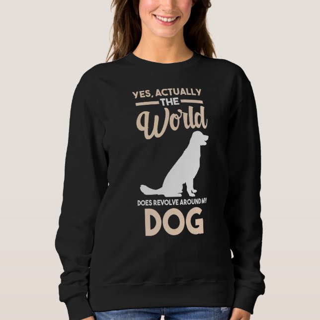 Camiseta Ouro de cão - Retriever Labrador (Frente)