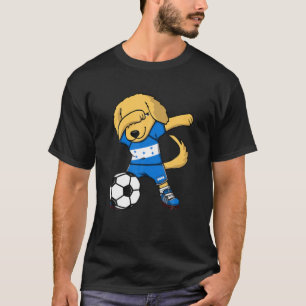 Camiseta Ouro de laboratório Retriever Honduras Soccer Fan