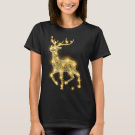 Camiseta ouro de natal