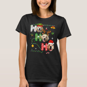 Camiseta Ouro de Natal Ho Ho Retriever 351