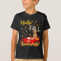Ouro de queda - Leaf Autumn Red Truck Dog Lo