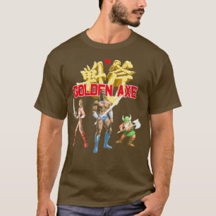 Camiseta Ouro de videogame Ax TShirt