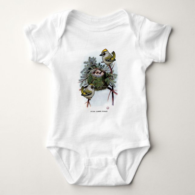 Camiseta Ouro de Vintage Kinglet (Frente)
