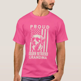 Camiseta Ouro de vovó, vovó, bandeira americana D