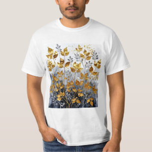 Camiseta Ouro decorativo deixa Design nº 1
