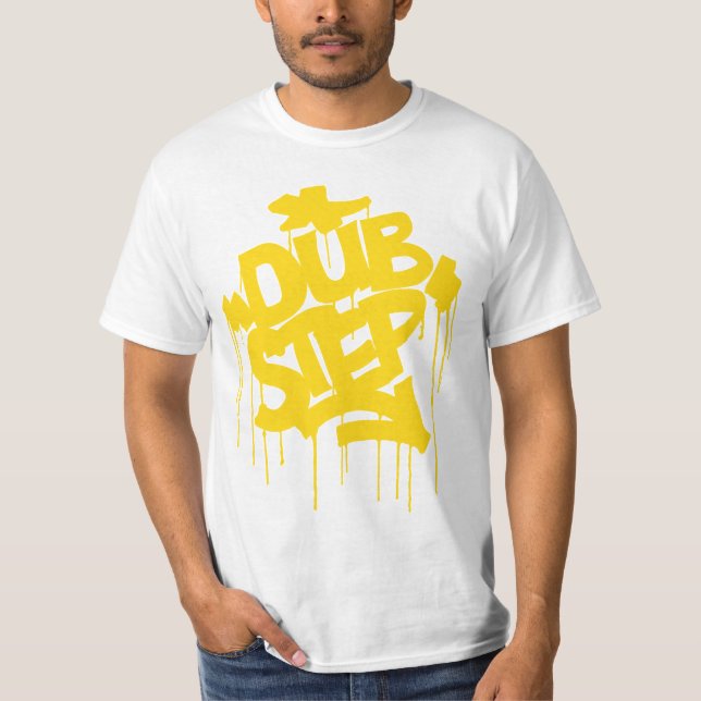 Camiseta Ouro do citrino de Dubstep FatCap (Frente)