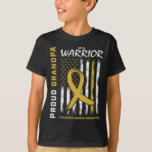 Camiseta Ouro do Homem Orgulhoso Avô Conscientização sobre