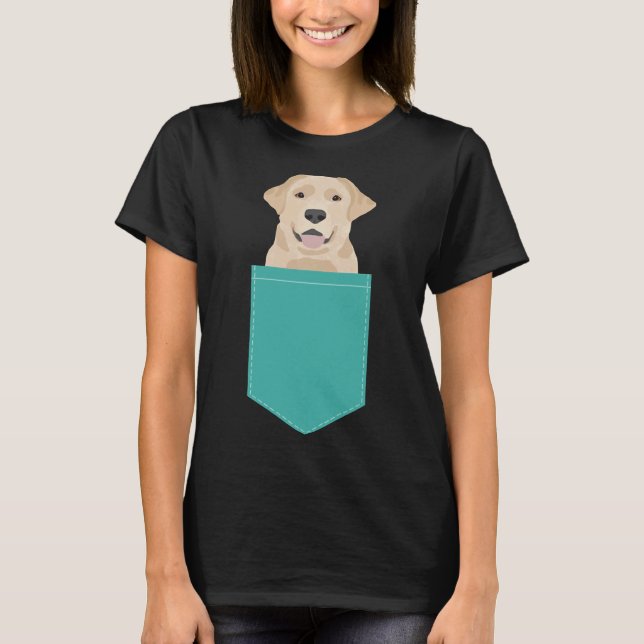 Camiseta Ouro do Labrador Retriever - Cachorro Amarelo (Frente)