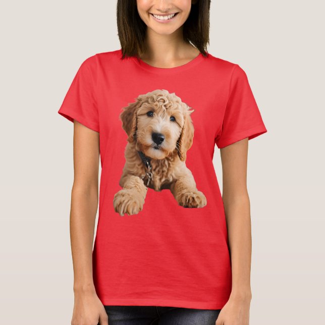 Camiseta Ouro Doodle Puppy (Frente)