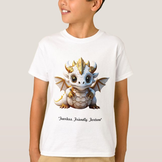Camiseta "Ouro Dragão Charm" (Frente)