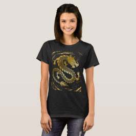 Camiseta Ouro Dragão Roda de Dourado