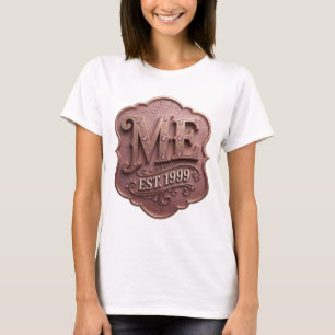 Camiseta Ouro Edgy ME EST 1999 Design de Declaração
