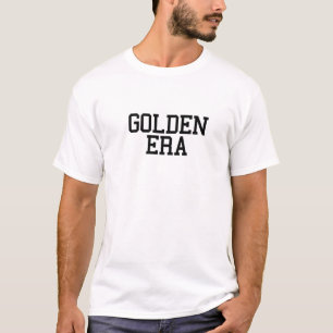 Camiseta Ouro Era Retrô Da Velha Faculdade De Construção De