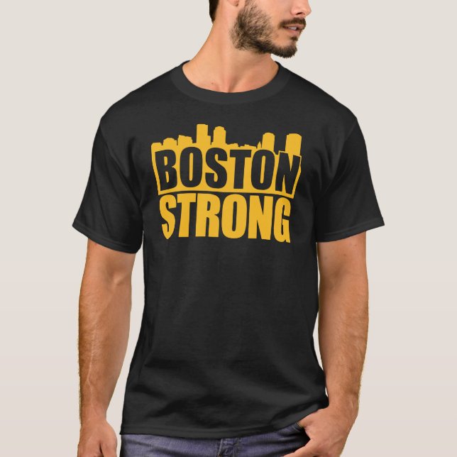 Camiseta Ouro forte de Boston (Frente)