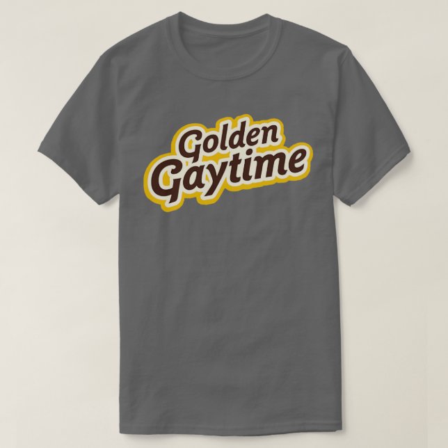 Camiseta Ouro Gaytime (Frente do Design)