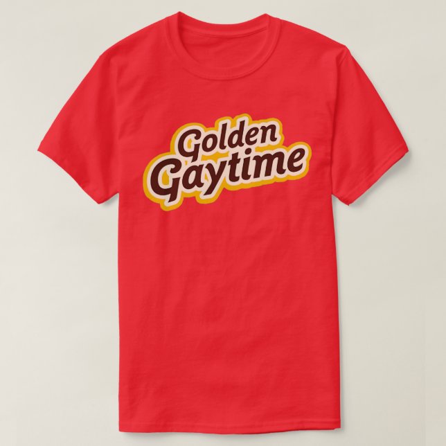 Camiseta Ouro Gaytime (Frente do Design)