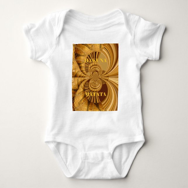 Camiseta Ouro Giraffe Art (Frente)