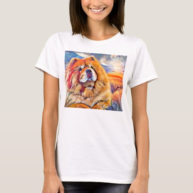 Camiseta OURO GIRL chow (Frente)