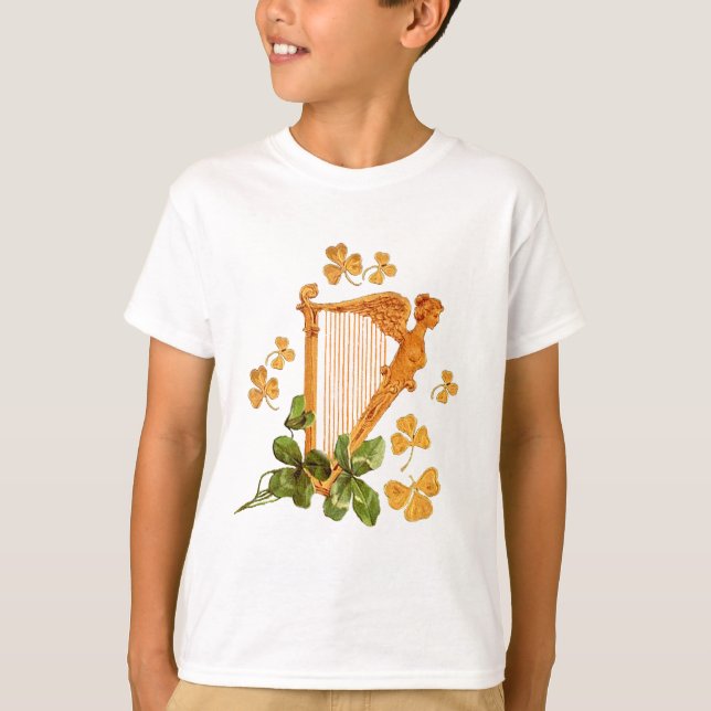 Camiseta Ouro Irish Harp (Frente)