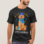 Camiseta Ouro Judeu Bonito Cachorro Menorah Hat Hanuk<br><div class="desc">Ouro Judeu Bonito Cachorro Menorah Hat Hanukkah Judeu</div>