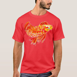 Camiseta Ouro Koi Carp - cor d'água original