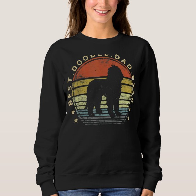 Camiseta Ouro Labradoodle, Pai de melhor porta (Frente)