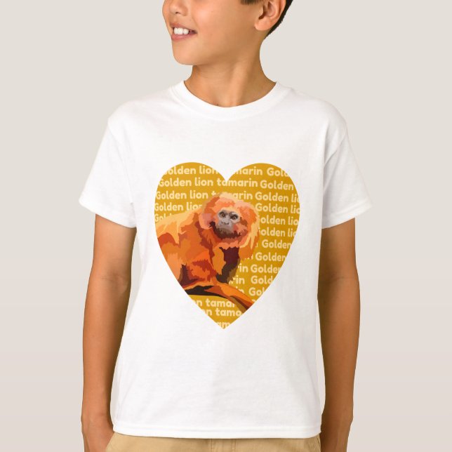 Camiseta Ouro Lion Tamarin (Frente)