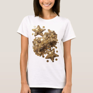 Camiseta Ouro Marcante ESTRELAS DOURADAS Design Personaliza