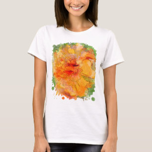 Camiseta Ouro Marigold Watercolor