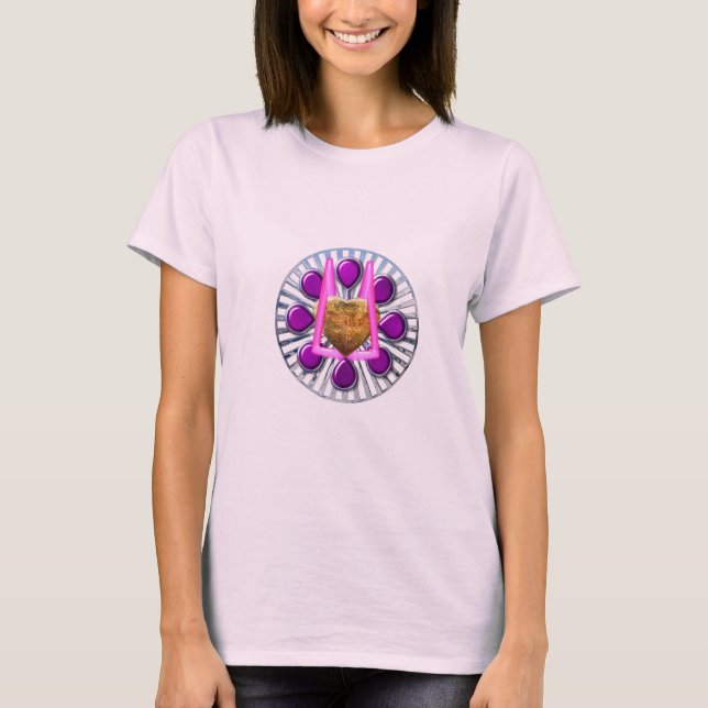 Camiseta Ouro Metálico (Frente)