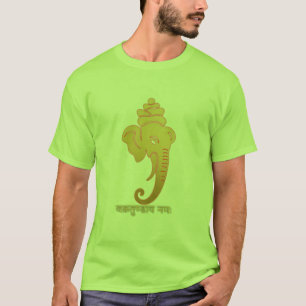 Camiseta Ouro Mínimo Ganesha - Vakratundaya Namah