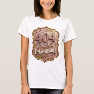 Camiseta Ouro Moderno ESTA PESSOA ESTÁ INDISPONÍVEL NO MOME