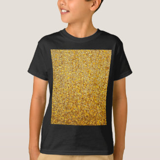 CAMISETA OURO MODERNO LEGAL COM BRILHO