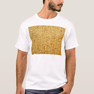 CAMISETA OURO MODERNO LEGAL COM BRILHO