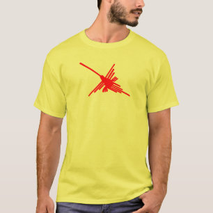Camiseta Ouro Nazca Lines Hummingbird