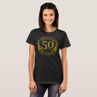 Ouro ouro 50 Anos Aniversário de Casamento 50 Todo